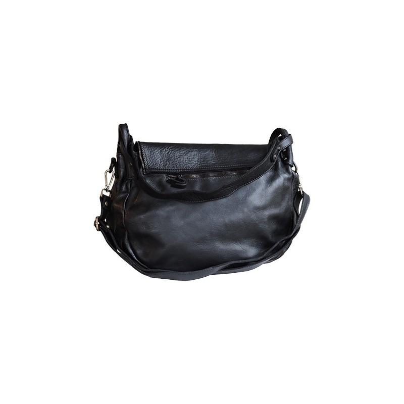 Large hot sale black satchel