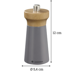 Westerland grey and beech pepper mill