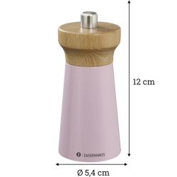 Westerland old pink and beech pepper mill