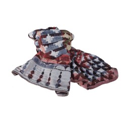 Foulard en coton bio Létol - Bordeaux