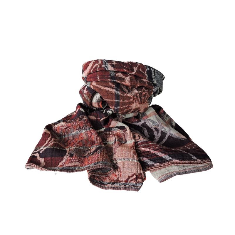 Cotton scarf Létol - Vin