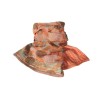 Foulard en coton bio Létol - Nonnette orange