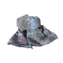 Foulard en coton bio Létol - Taupe mauve